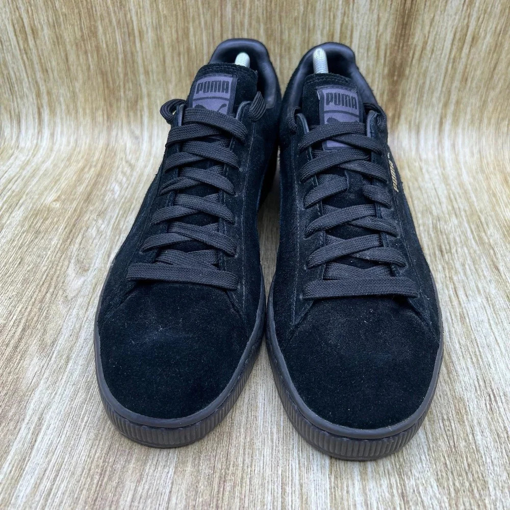 Puma Suede Classic Sneakers Men's Size 10 Mono Iced Black Shoes 360231-04